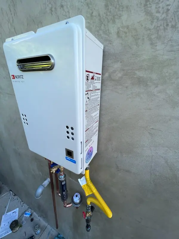 Tankless water heater installation for Estrella Mountain Ranch homes